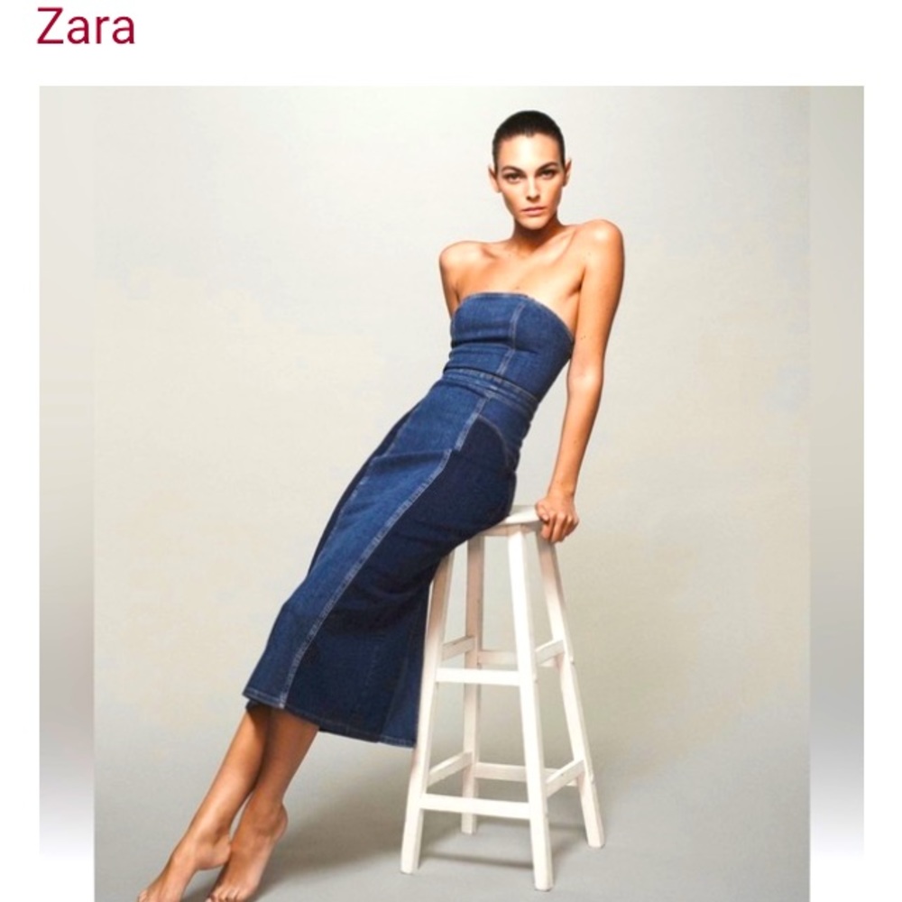 Zara denim dress
